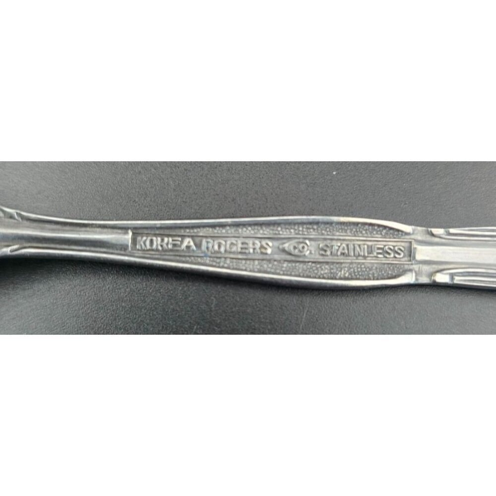 Vintage Korea Rogers Auberge Stainless Steel Forks Set Of 3 Ornate design - Picture 4 of 6
